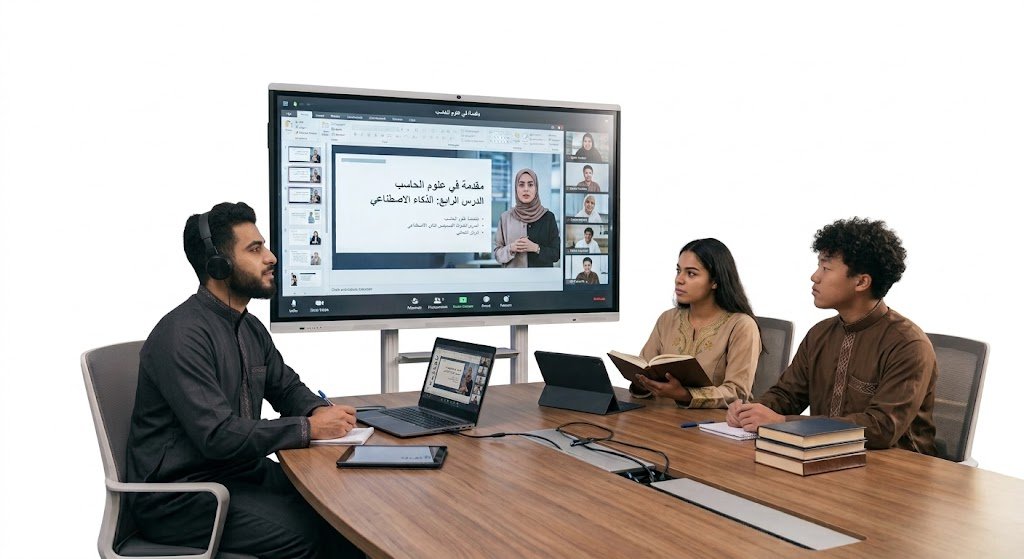 دروس مسجلة وكتب تعليمية
